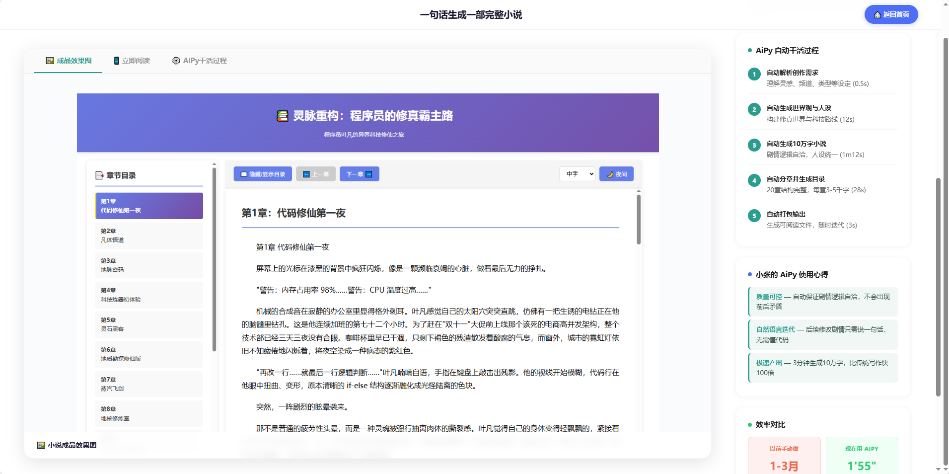 小说创作截图2